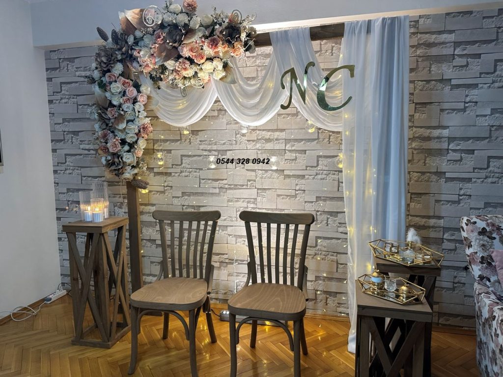 Evde nişan organizasyonu