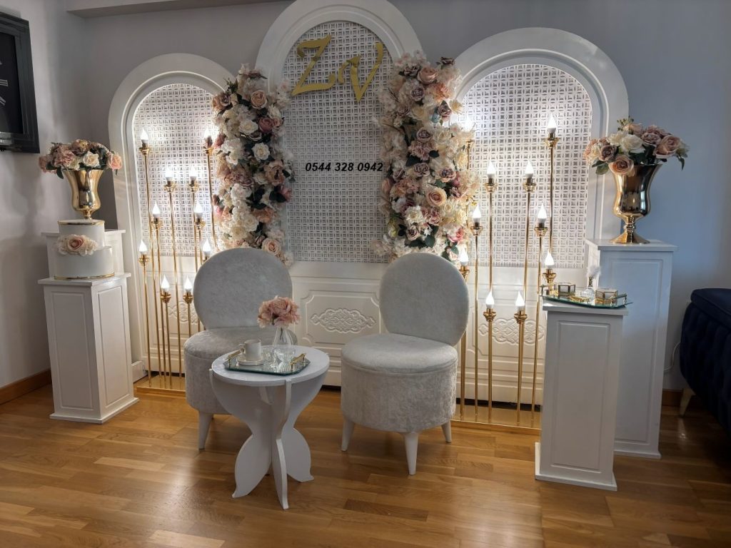 Evde nişan organizasyonu