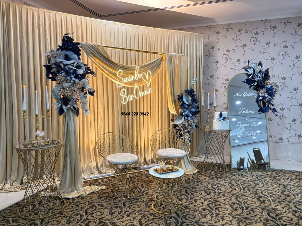 Evde nişan organizasyonu